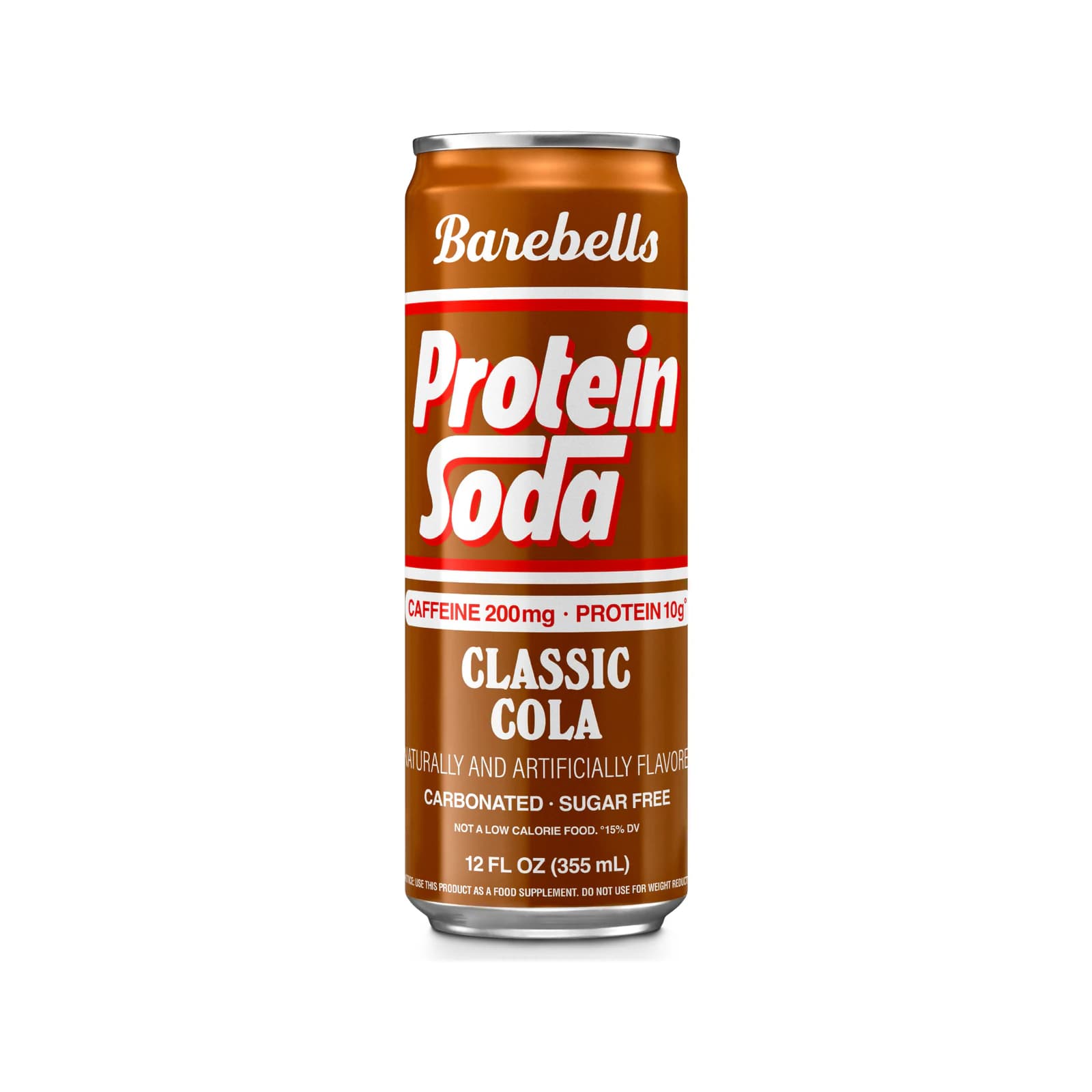 Barebells Protein Soda package on a white background