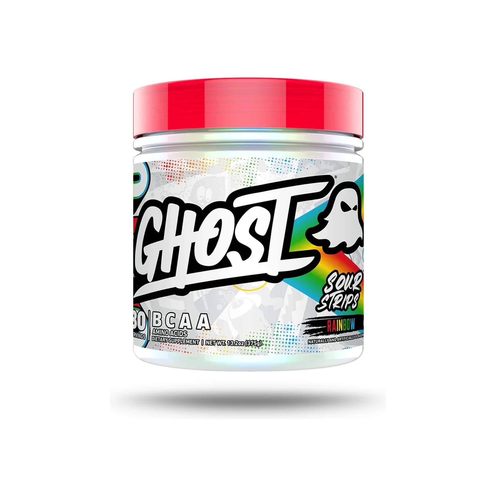 Ghost BCAAs package on a white background
