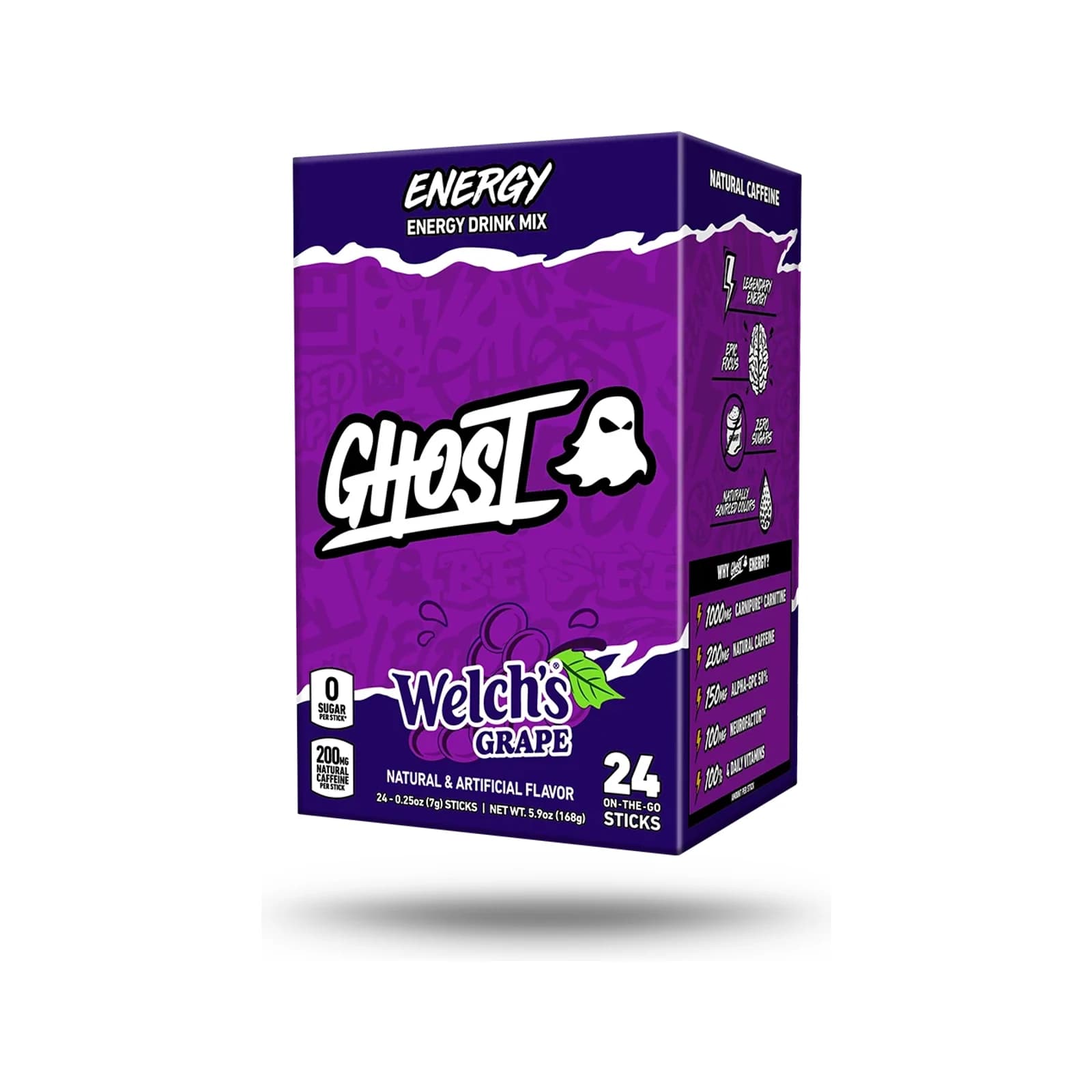 Ghost Energy Stick Packs package on a white background