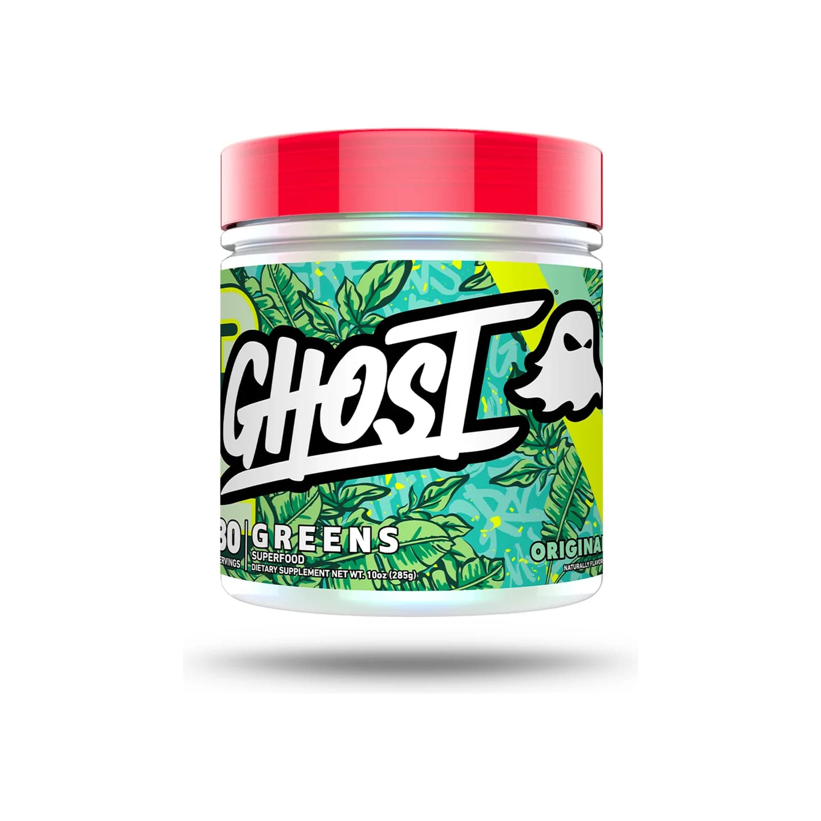 Ghost Greens package on a white background