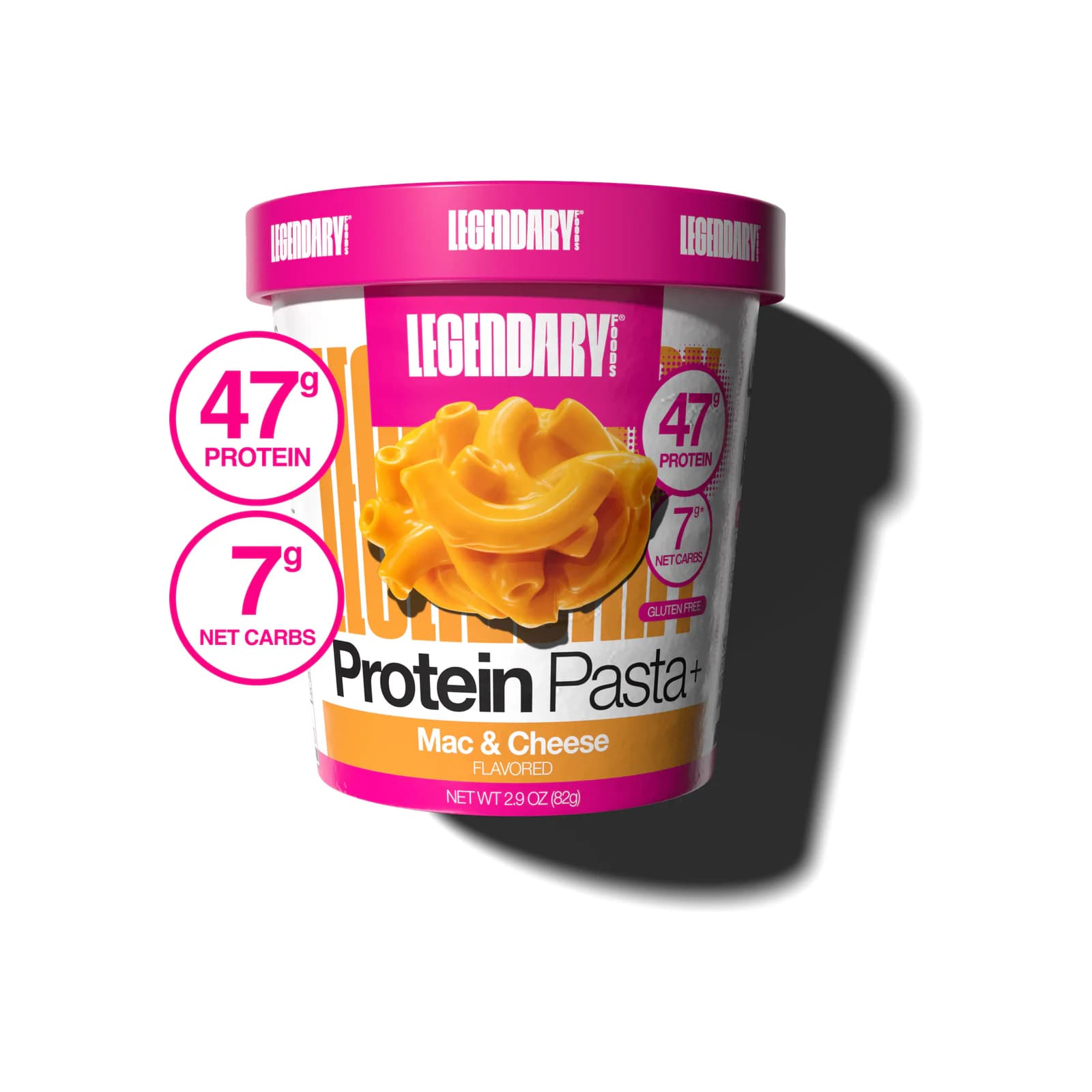 Legendary Foods Protein+ Pasta package on a white background