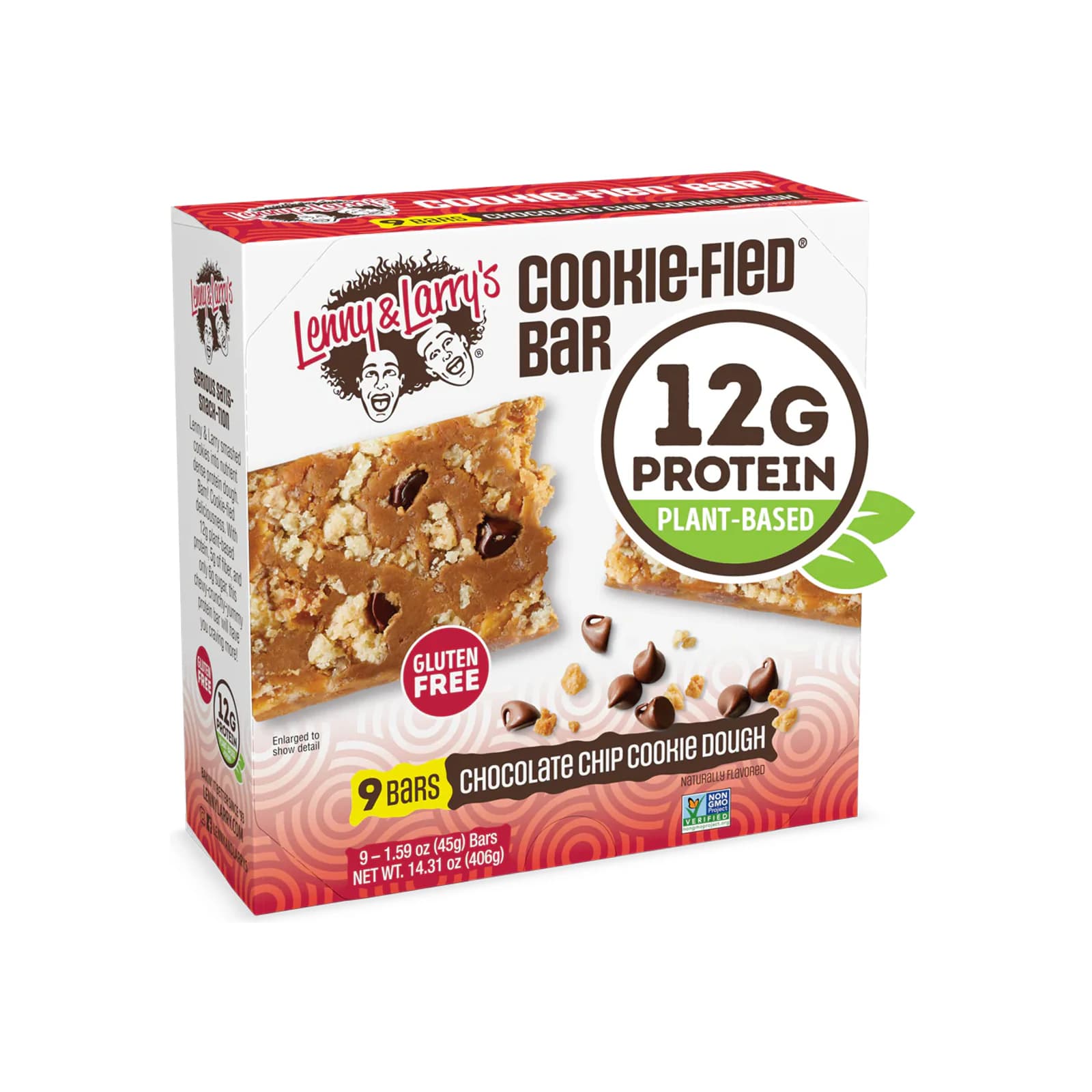 Lenny & Larry's Cookie-fied Bar package on a white background