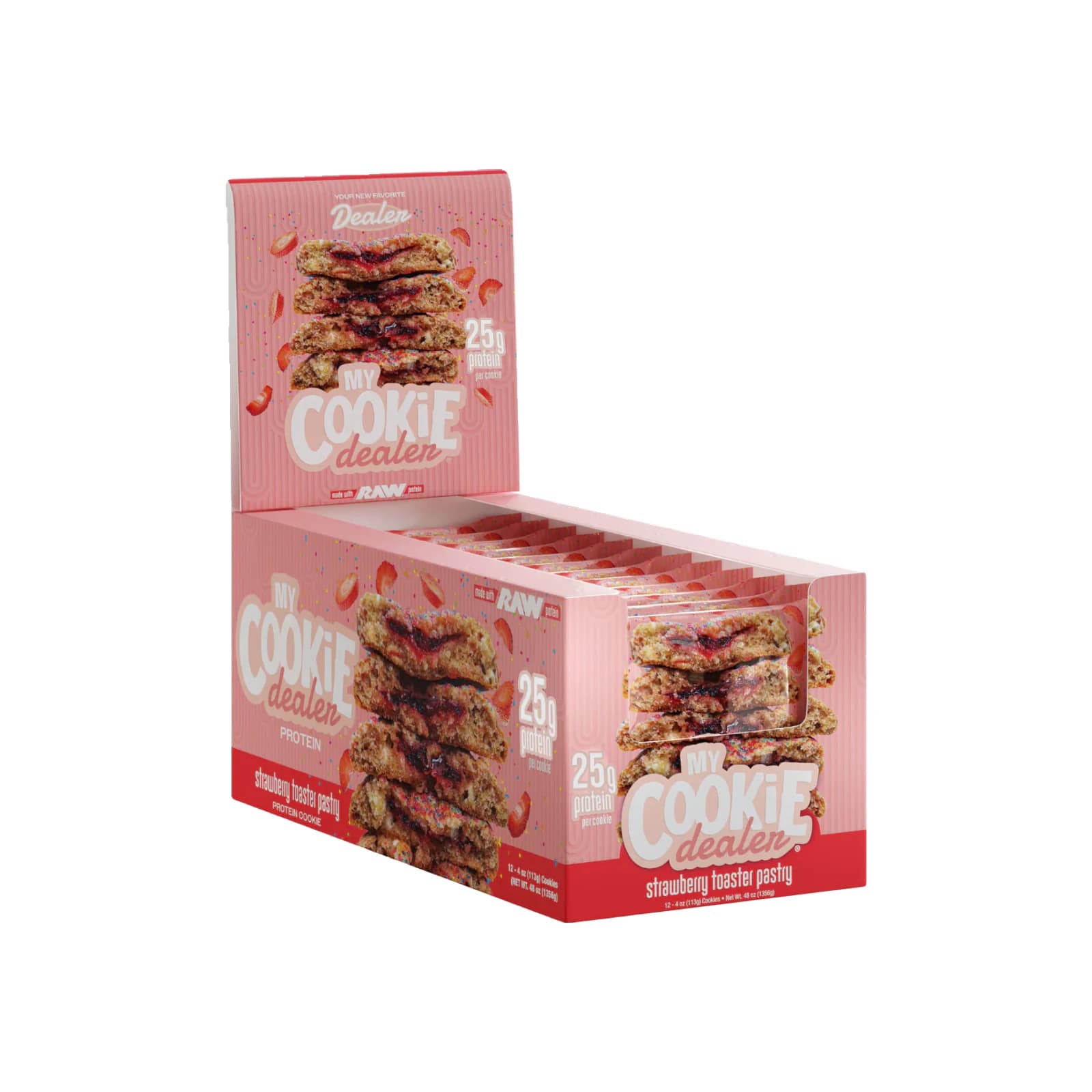 My Cookie Dealer Toaster Pastry Protein Cookie package on a white background