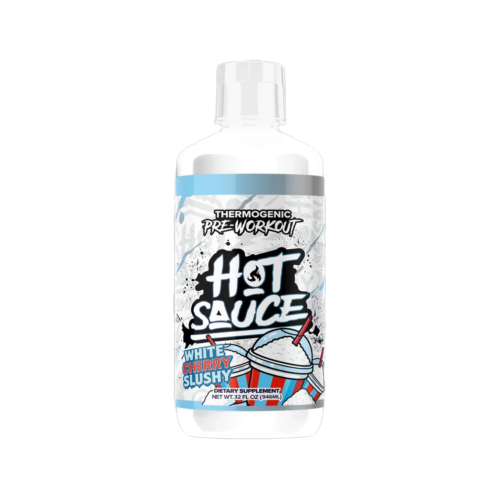 Pump Sauce Hot Sauce Thermogenic Pre-Workout package on a white background