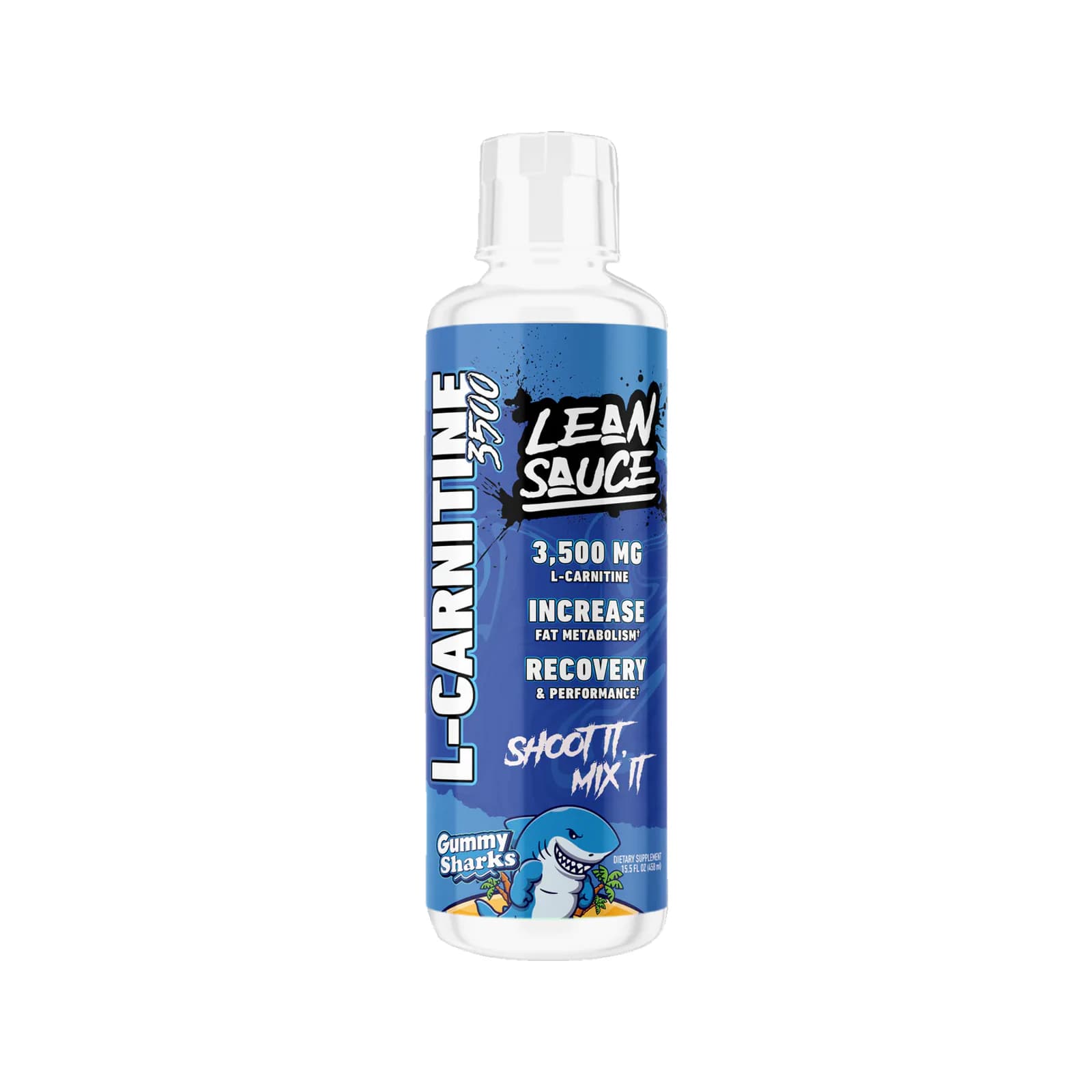 Pump Sauce Lean Sauce L-Carnitine 3500 package on a white background