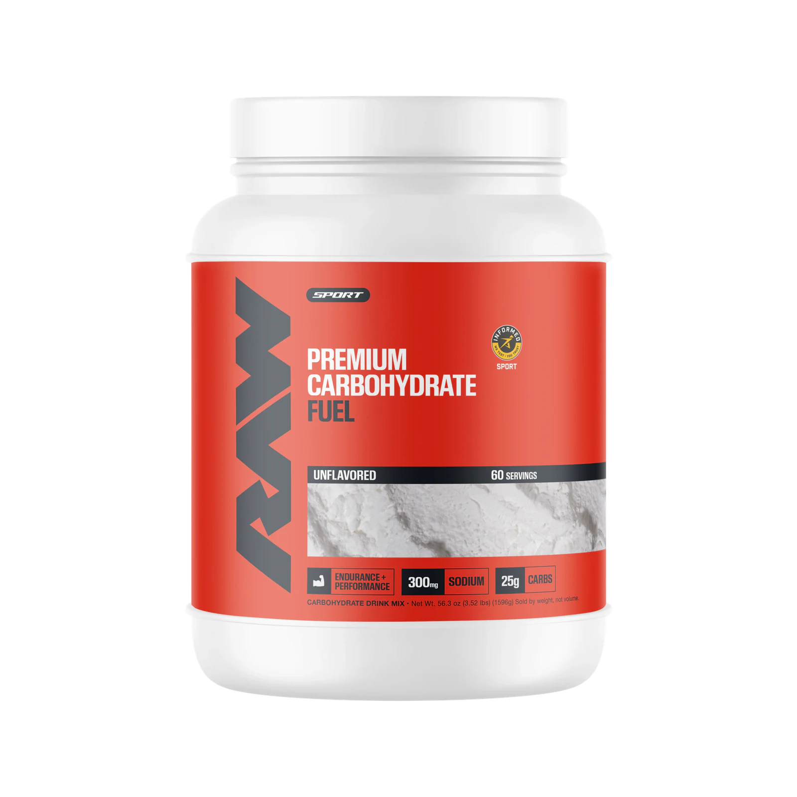Raw Nutrition Fuel Endurance Formula package on a white background
