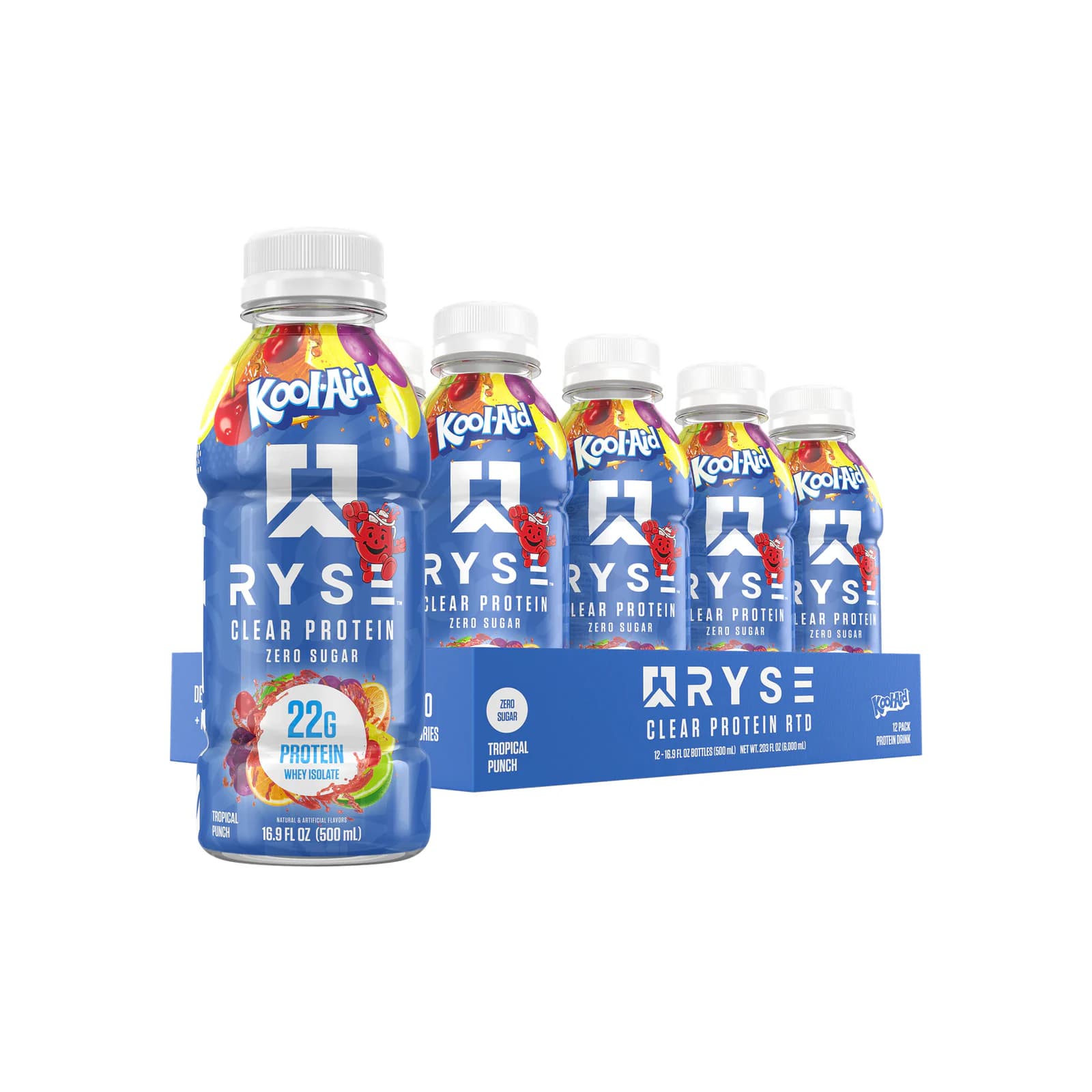 RYSE Clear Protein RTD package on a white background