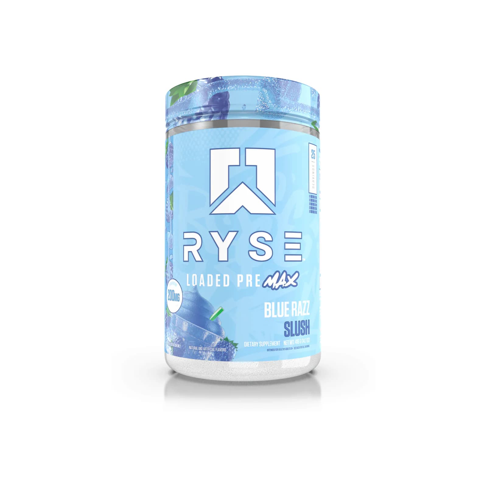 RYSE Loaded Pre-Workout Max package on a white background