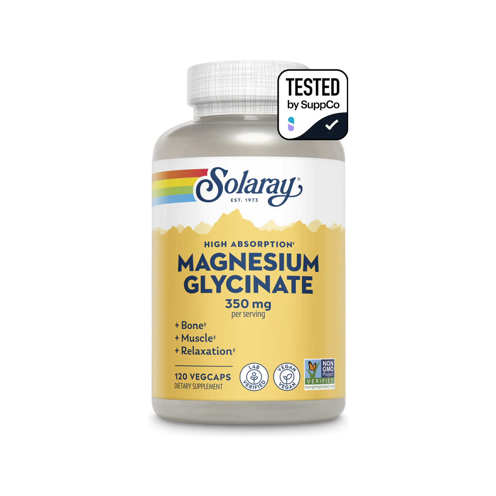 Solaray Magnesium Glycinate package on a white background
