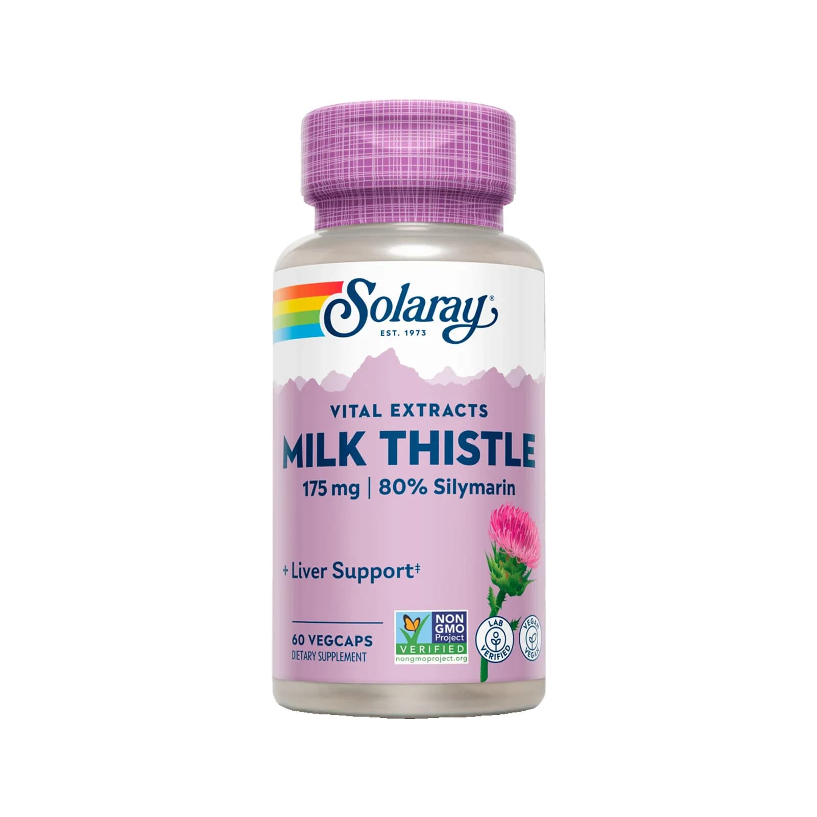 Solaray Milk Thistle package on a white background